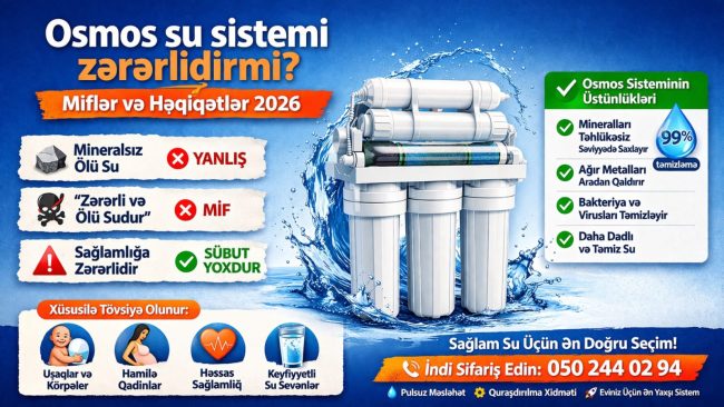 Osmos su sistemi zərərlidirmi?